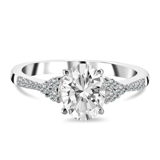 Celestial Radiance Solitaire Ring