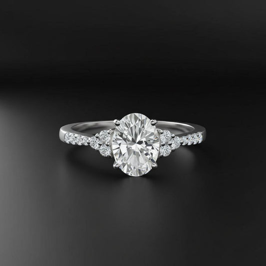 Celestial Radiance Solitaire Ring