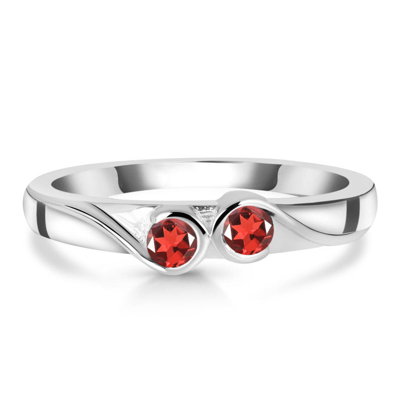 Scarlet Duo Grace Ring
