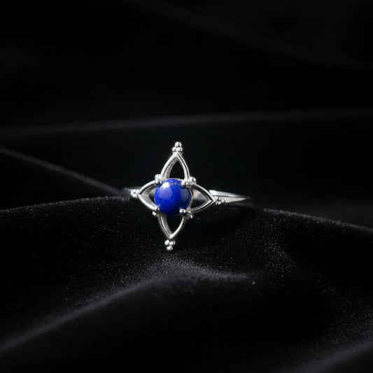 Celestial Aqua Star Ring