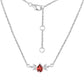 Crimson Grace Teardrop Necklace