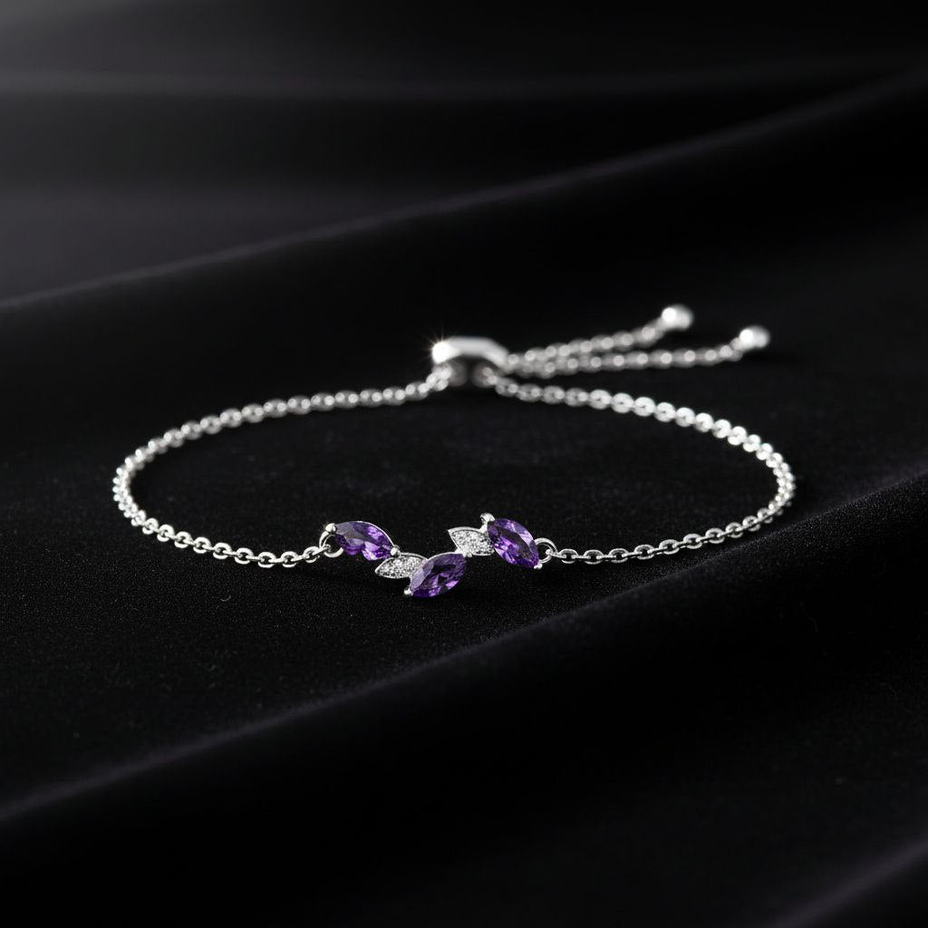 Petal Bloom Silver Bracelet