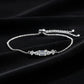 Celeste Line 925 Sterling Silver Adjustable Bracelet