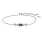 Celeste Line 925 Sterling Silver Adjustable Bracelet