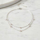 Blush Harmony Double-Layer Necklace