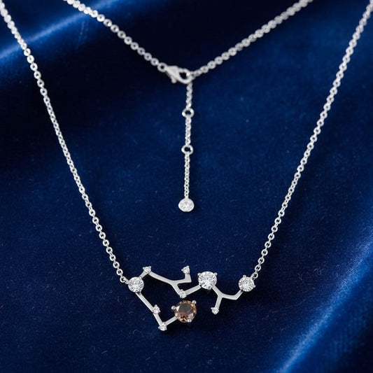 Celestial Path Silver Necklace