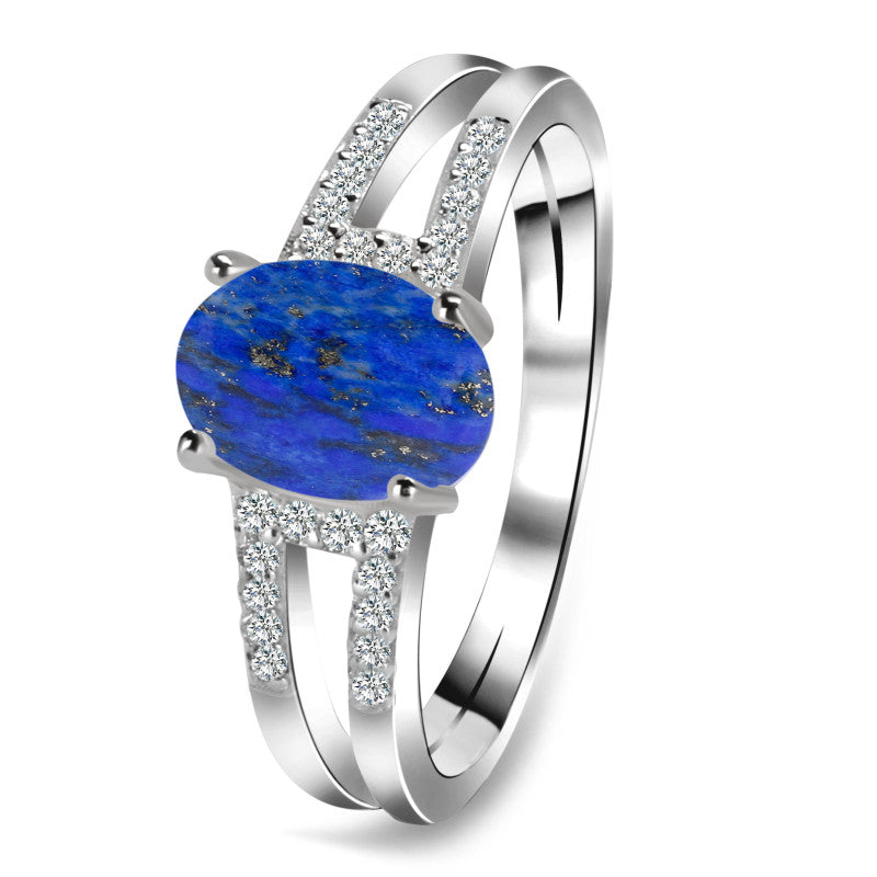 Aqua Lotus Bloom Ring