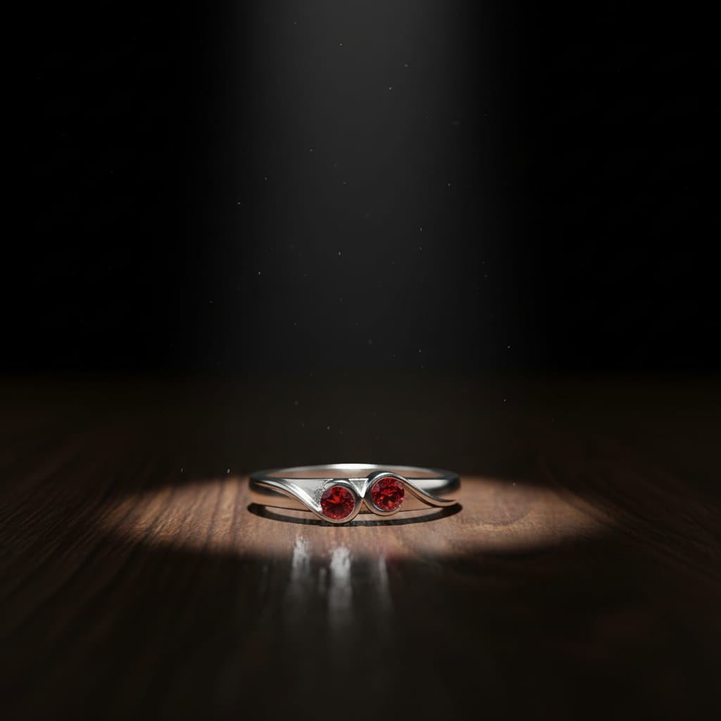 Scarlet Duo Grace Ring